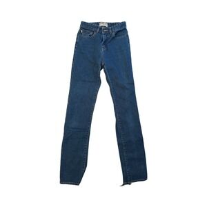 Fiorucci Womens High Waisted Skinny Jeans Medium Wash Blue Denim Size 24